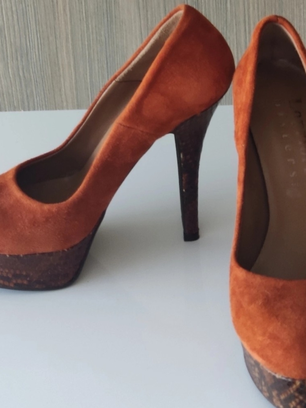 Lopriore Sisters Milano Womens 5.5-6 Platform Stiletto Heel Shoes...